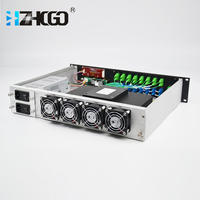 Hengchi/OEM Yüksek Güçlü 1550nm CATV Optik Amplifikatör WDM 16 Portlu 19dBm Çıkışlı HCEA-16*20dB-W SC/APC Konnektörler 1+1 Güç Kaynağı