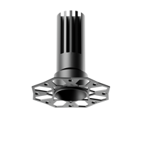 Spot encastré LED COB 5W 7W pour plafond, découpe de 43 mm, en aluminium moulé sous pression, AC220V
