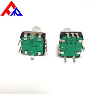 ตัวเข้ารหัสแบบหมุน EC12 รุ่นล่าสุด 12/18/24 พัลส์ แบบฉนวนแกนโปร่งใส พร้อมปุ่มกด - Product Image 4