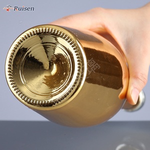 Electroplated Super Flint Spirits 700ml Brandy Glass <strong>Bottle</strong> Electroplate 750ml Gold <strong>Champagne</strong> <strong>Bottle</strong> - Product Image 3