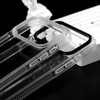 Coque de téléphone magnétique transparente avec anneau de caméra détachable, logo OEM, pour iPhone 18 17 Pro Max, étui de téléphone 2-en-1 magnétique avec impression personnalisée