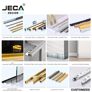 Nhà Cung Cấp Phật Sơn Trang Trí Viền Gạch JECA Cho Trang Trí Cạnh Sàn Hoặc Tường Trang Trí Gạch Thép Không Gỉ 304 - Product Image 6