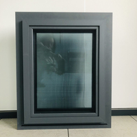 Fenêtres inclinables et tournantes en aluminium à coupure thermique pour fenêtre à haut rendement énergétique