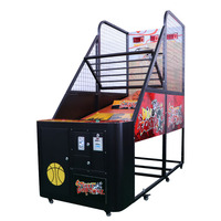 Máquina de Baloncesto Operada con Monedas, Juego de Tiro Arcade para Niños y Adultos, para Parques de Diversiones y Centros Comerciales