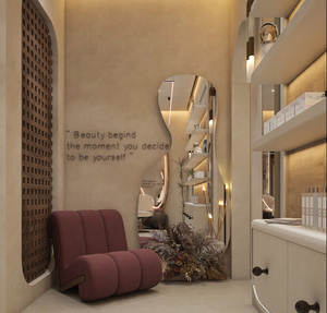 Nội thất salon tóc, đồ trang trí cửa hàng mỹ phẩm, đồ nội thất tùy chỉnh miễn phí cho trưng bày salon làm đẹp - Product Image 6