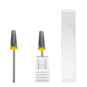 Collection de têtes de ponçage en acier au tungstène pour nail art transfrontalier – Élimination rapide des cuticules et des peaux mortes en deux sens – Prétraitement rapide - Product Image 5