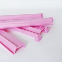 Lot de 4 supports de Mahjong rose Sakura de 18 pouces, avec poussoir, design luxueux et durable pour les tuiles de Mahjong