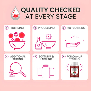 Private Label 2100Mg crostata estratto di semi di ciliegio e sedano capsule integratori a base di erbe per il supporto congiunto di acido urico per la pulizia e la disintossicazione - Product Image 6