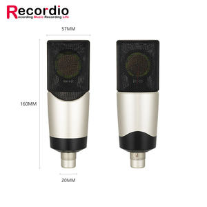 GAM-ZX80 Grande Diafragma Condensador Microfone Gravação Qualidade Vocais e Instrumentos Usando Cardioid Metal Shell Entrevista Mic - Product Image 4