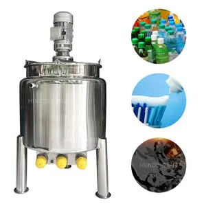 100 liter stainless steel heater melt sugar syrup mixing machine concentrate juice mixing tank with agitator