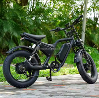 Bicicleta Eléctrica de Montaña con Suspensión Trasera, Cuadro de Aluminio, Neumáticos Anchos, 750W/1500W, 48V 15Ah, para Adultos