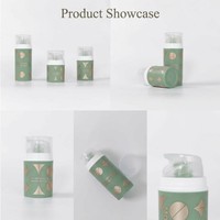 Flacon pompe airless de luxe recyclable PCR30 pour emballage cosmétique de soins de la peau (sérum, hydratant, crème) – Fabrication OEM