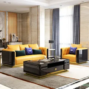 轻豪华家具客厅沙发组合现代红木高档实木框架沙发