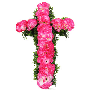 <span class=keywords><strong>Fleurs</strong></span> <span class=keywords><strong>artificielles</strong></span> de cimetières pour Pâques, carnations, décoration extérieure, arrangement floral pour le festival Qingming - Product Image 2