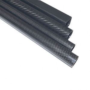 SHENYU 3K Twill Weave Carbon <b>Felt</b> 5mm <b>Thick</b> Round Tubes Lightweight High Strength 200C for Drone Frames & Industrial Supports - Product Image 5