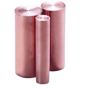 แถบแกนทองแดงกลมรีดร้อน C11000 C12000 C10100ความบริสุทธิ์สูงสำหรับตัวนำไฟฟ้า - Product Image 2