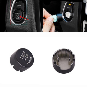 ฝาครอบปุ่มสตาร์ทสต็อปเครื่องยนต์ BMW สีดำ ทำจากพลาสติก ป้องกันสวิตช์กุญแจ สำหรับซีรีส์ 5 ซีรีส์ 6 ซีรีส์ 7 - Product Image 1