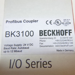 Beckhoff BK3100 Analog Input Module With RS485 Communication for PROFIBUS System Industrial Use Plc Controller Beckhoff BK3100 A - Product Image 1