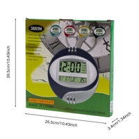 LB-3885N automatische Kalender Tisch Büro machen Musik Desktop dekorative Wanduhr für Wohnzimmer für Factory Outlet