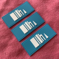 Étiquette en caoutchouc à coudre sur les chaussures avec logo en forme de patte, étiquette en PVC en forme de patte pour vêtements