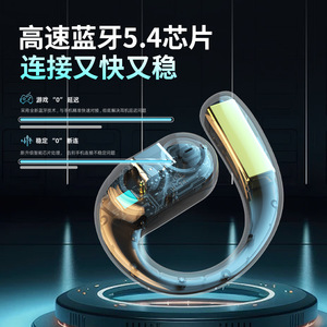 Auriculares Bluetooth LX09 de un Solo Auricular (Derecho), con Altavoz Dual Estéreo, Sonido Externo OWS, Estilo Gancho para la Oreja, No Intrauditivos, Deportivos - Product Image 4