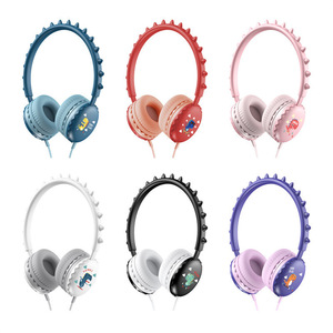 Auriculares para juegos con cable Y18, diseño de dinosaurio, conector de 3.5 mm para niños - Product Image 5