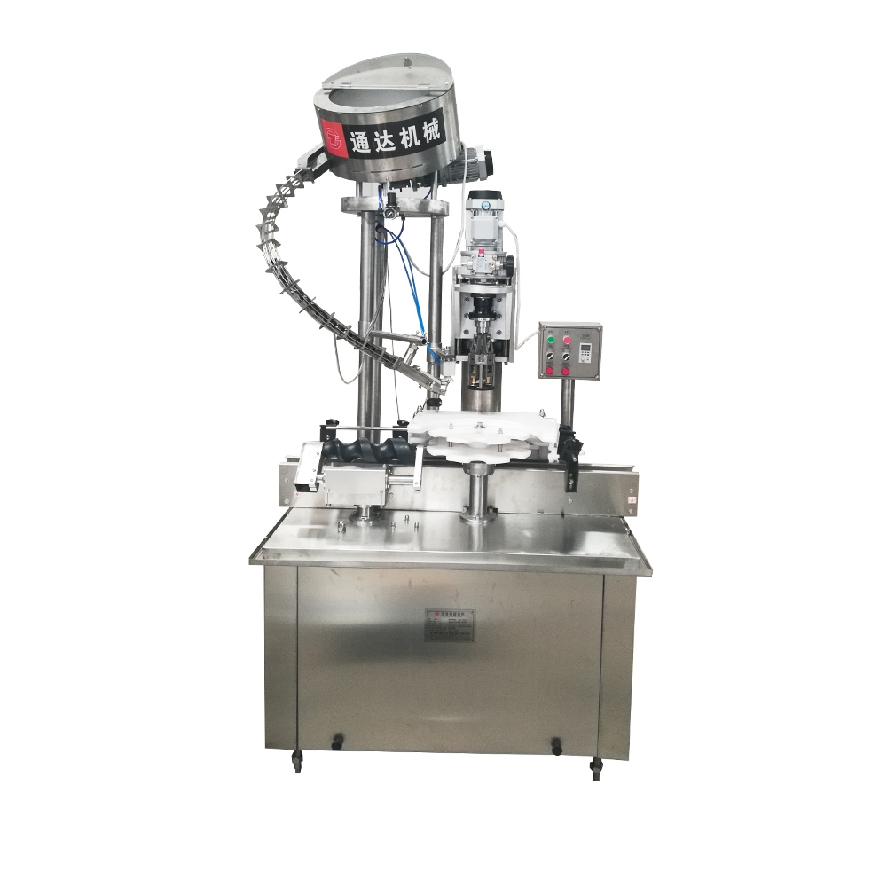 Заводская полностью автоматическая машина для розлива бутылок с алюминиевой крышкой для виски