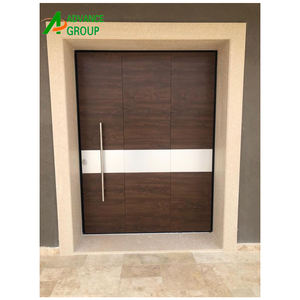Puerta <span class=keywords><strong>de</strong></span> <span class=keywords><strong>Madera</strong></span> <span class=keywords><strong>de</strong></span> Gran Tamaño para el Hogar, Diseño Moderno <span class=keywords><strong>de</strong></span> Núcleo Sólido, Puerta Principal Exterior <span class=keywords><strong>de</strong></span> <span class=keywords><strong>Madera</strong></span> Pivotante, 2023 - Product Image 4