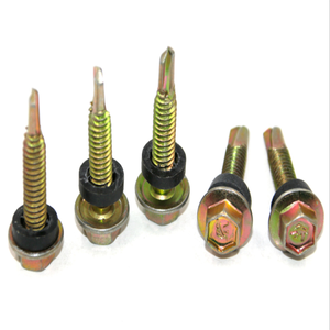 <span class=keywords><strong>Vis</strong></span> SDS à pointe réduite avec rondelle EPDM, tête hexagonale peinte, <span class=keywords><strong>vis</strong></span> autoperceuse - Product Image 5
