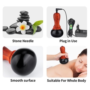 Electric Meridian Bianstone Warming Moxibustion Instrument Hot Stone Scraping SPA Guasha Body <b>Massager</b> - Product Image 6