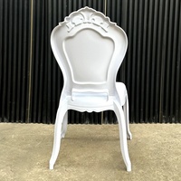 Chaises de salle à manger en plastique PP Louis durables pour hôtel, mariage, banquet, design moderne et minimaliste