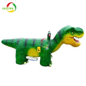 Amusement Playground Coin Operation Children Kids Racing Game Cartoon Dinosaur Battery Ride Car - Product Image 3