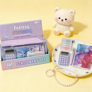 Set de Papelería de Fantasía al por Mayor con Caja Exhibidora, Kit de Útiles <span class=keywords><strong>Escolares</strong></span> Bonitos a Granel para Tiendas de Regalos Infantiles - Product Image 4