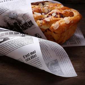 Custom Logo Printed 12 16inch Sandwich Packaging Wrapping Greaseproof PaperBurgers Wrapping Deli PE Coated Greaseproof Paper - Product Image 4