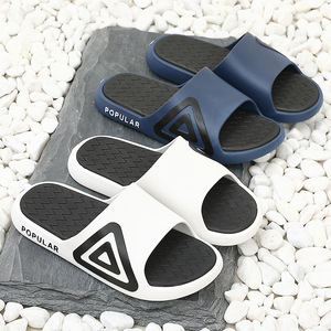 Chaussons d'été pour hommes en gros, grandes tailles, antidérapants, résistants à l'usure, séchage rapide, légers, anti-odeur et désodorisants - Product Image 1