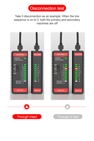 Testeur de câbles réseau HABOTEST HT812A anti-interférences, blindé, multifonction, avec interface USB, écran LCD, IP65