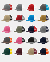 Casquette Trucker à 5 Panneaux avec Logo Brodé Personnalisé, Dos en Maille, Style Pro, pour Hommes et Femmes, Vente en Gros