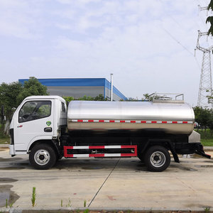Nouveau camion de réservoir de lait de l'acier inoxydable 82HP de Dongfeng avec le camion-citerne de lait de la nourriture liquide 5cbm - Product Image 5