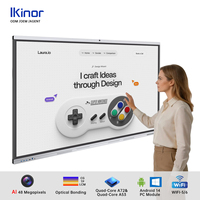IKinor 65/75/86 pouces, nouveaux produits, tableau blanc interactif intelligent pour l'enseignement, tableau blanc interactif intelligent pour les écoles