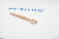 Brosses à dents orthodontiques biodégradables écologiques double face à poils moyens pour prothèses dentaires – Vente en gros