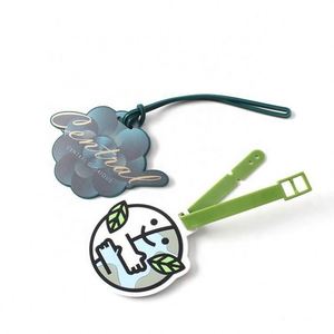 Wholesale Waterproof ID <b>Name</b> Paper Card Travel Leather Luggage Baggage Tags With Metal Buckle - Product Image 5