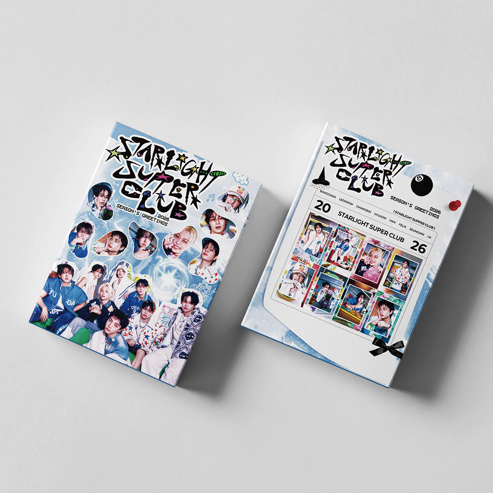 55pcs/set Kpop Straykids 2026 Season's Greetings Lomo Cards