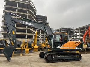 รถขุดนำเข้าจากเกาหลีพร้อมบรรจุภัณฑ์เดิม รถขุดตีนตะขาบฮุนได 220LC-9S มือสอง น้ำหนัก 22 ตัน คุณภาพสูงสำหรับขาย - Product Image 1