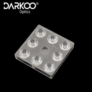 Lente óptica 8H1 multiángulo para Farola, 8 LED, 5050 SMD, 137x80 grados, matriz de lentes LED - Product Image 1