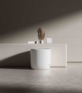WC intelligent haut de gamme avec chasse d'eau entièrement automatique, siège chauffant, télécommande, cuvette allongée pour femmes MDG9 Voice - Product Image 6