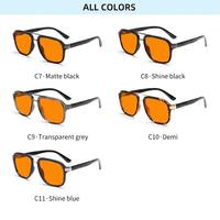 Sunray OEM ODM Fournisseur en gros Personnalisé Classique Confortable Léger Durable Flexible TR90 Lentille AC Anti-lumière bleue pour la fatigue oculaire numérique