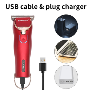 Mini Cortadora de Barba Eléctrica Roja, Tijeras de Peluquería para Estilizar el Cabello - Product Image 3