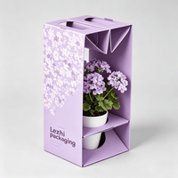 Boîte d'expédition pliable personnalisée pour plantes succulentes vivantes en pot en carton
