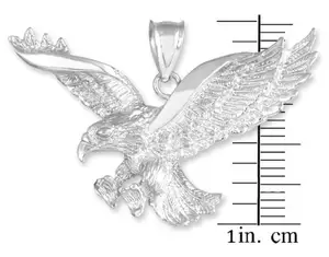 Modeschmuck Geschenk OEM/ODM individualisierbar 925 Sterling-Silber fliegender Adler Tierschmuck-Anhänger