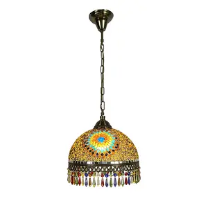 Yadi-lámpara colgante con forma de gota multicópica de estilo bohemio, candelabro decorativo para el hogar